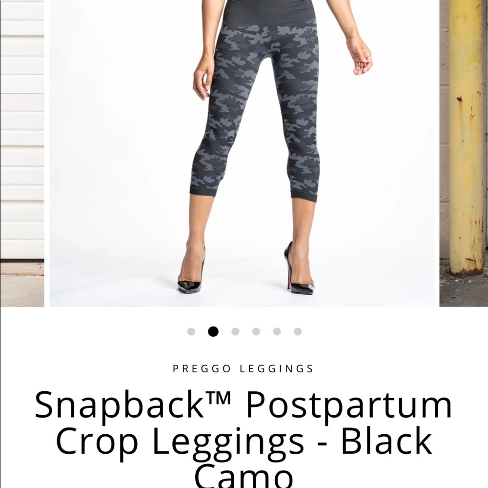 Post partum camo leggings! Cropped